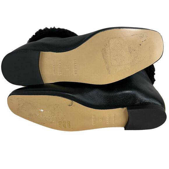 Mansur Gavriel NWOB Cosy Black Lambskin Pull On Boots Women's Size 36 (US 6) - Picture 6 of 7